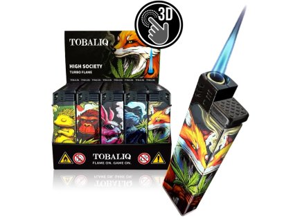 zapalovac 3d alu jet high society SHAMANTOBACCO.cz 01