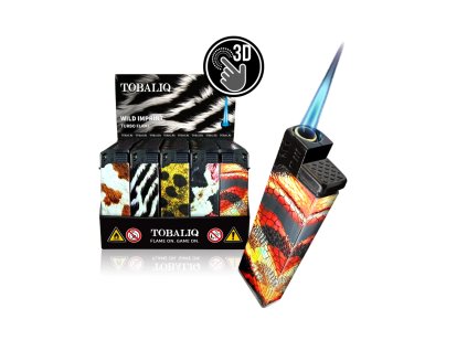 3d alu jet motivfeuerzeug wild imprint50er display