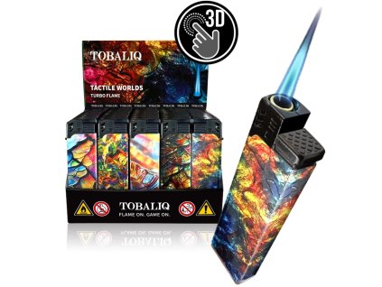 zapalovac 3d alu jet tactile worlds SHAMANTOBACCO.cz 01
