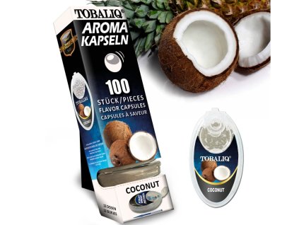 tobaliq coconut ice aromakapsel mit 100 kugeln 01
