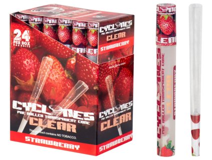 dutinky cyclones clear strawberry SHAMANTOBACCO.cz 01