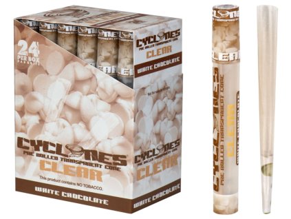 dutinky cyclones clear white chocolate SHAMANTOBACCO.cz 01