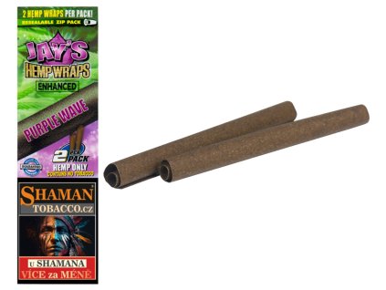 blunty juicy jays hemp enhanced wraps purple wave 2ks SHAMANTOBACCO.cz 03