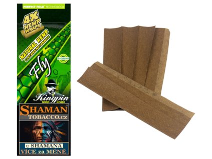 blunty kingpin hemp wraps 4ks fly SHAMANTOBACCO.cz 02