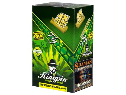 Blunty KINGPIN Hemp Wraps 4ks - Fly