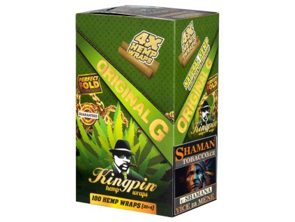 Blunty KINGPIN Hemp Wraps 4ks - Organic