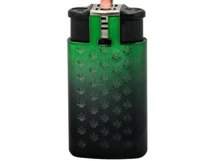 zapalovac 2v1 metal green 01