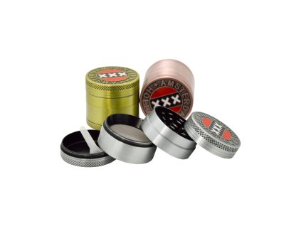 xxx amsterdam metall grinder 4 teilig 4cm 12er display 7