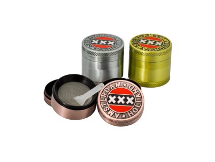 xxx amsterdam metall grinder 4 teilig 4cm 12er display 6