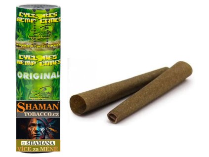 dutinky cyclones hemp blunt cones 2ks original SHAMANTOBACCO.cz 025