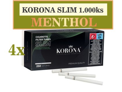 banner dutinky korona slim menthol 1000ks 02