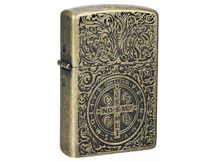 Benzínový zapalovač ZORRO®  CONSTANTINE 01 + zdarma benzín Zippo 125ml