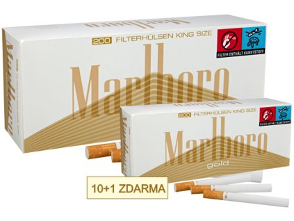 10+1 zdarma dutinky regular marlboro gold 200ks SHAMANTOBACCO.cz 011
