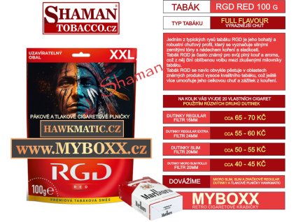 rgd red 100g shamantobacco.cz 01211