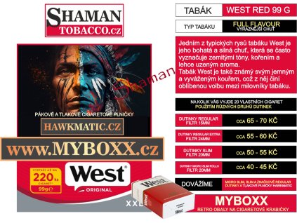 west red 99g shamantobacco.cz 01311