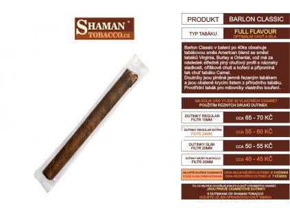 popis tabak barlon classic - nejlevnější tabák