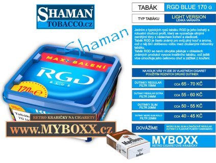 rgd blue 170g shamantobacco.cz 01211