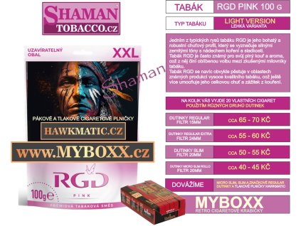 rgd pink 100g shamantobacco.cz 01211