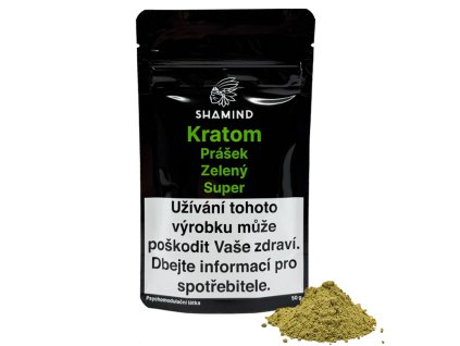 Kratom Prášek Zelený - Green Super