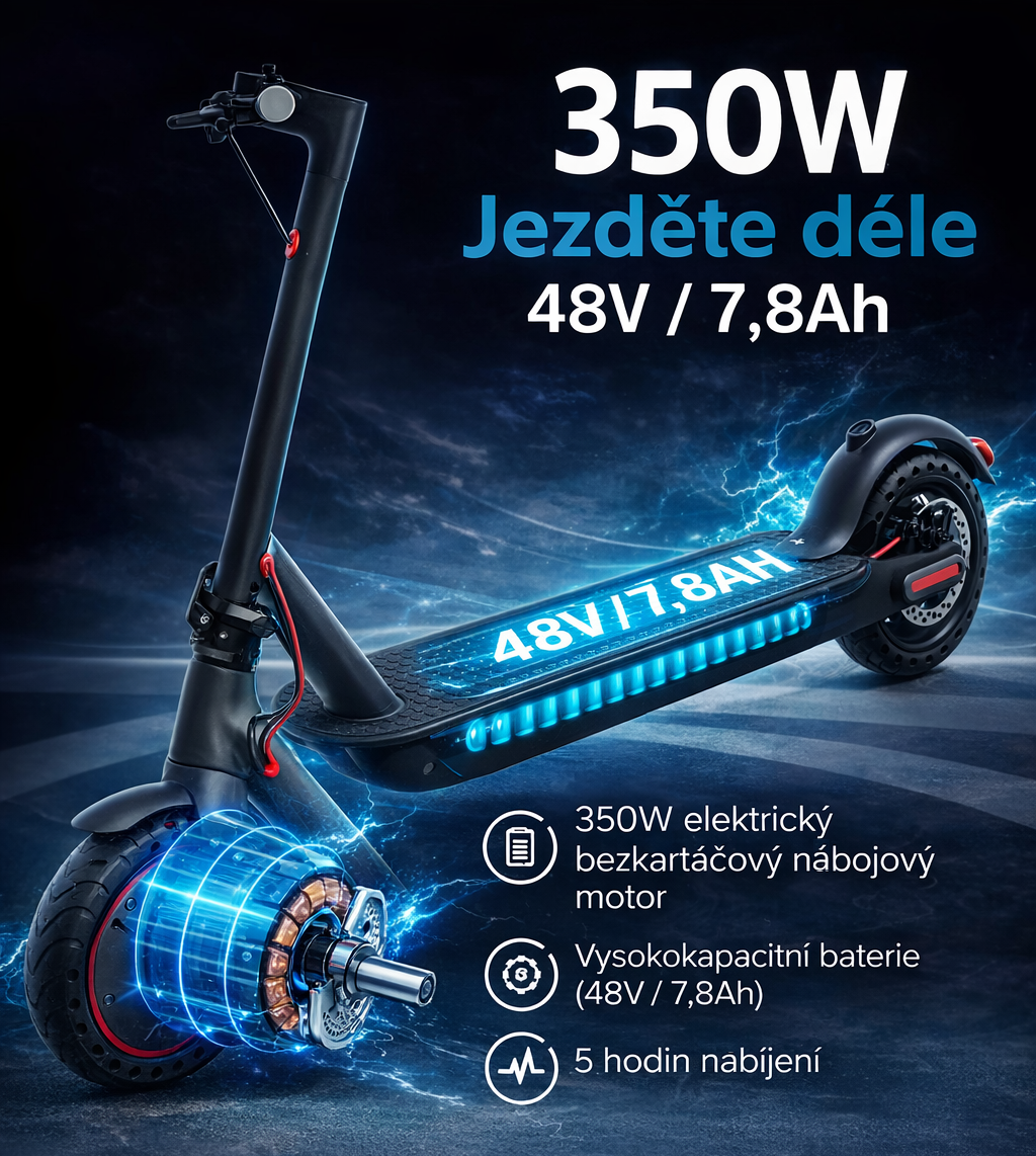 Elektrokoloběžka 350W