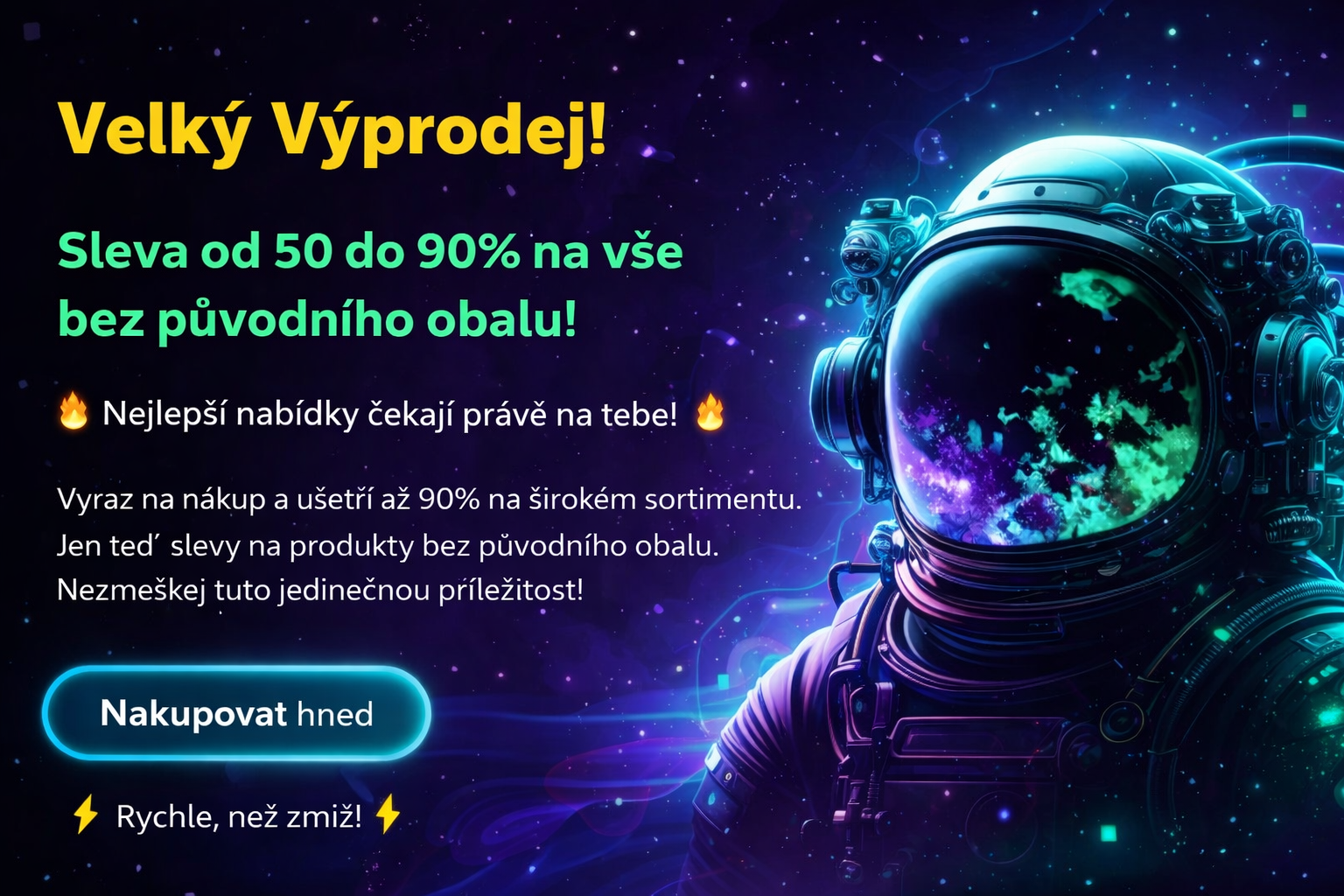 Sleva na zboží bez obalu