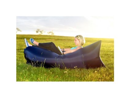 nafukovaci vak lazy bag dvouvrstvy cerny