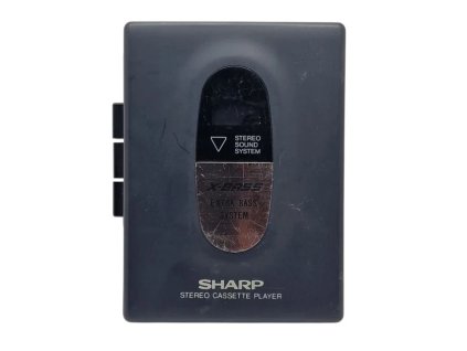 aSharp JC 118GY Stereo Cassette Player for Parts or