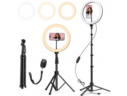 ATUMTEK svitilna krouzkova svitilna s vysuvnym stojanem 190 cm