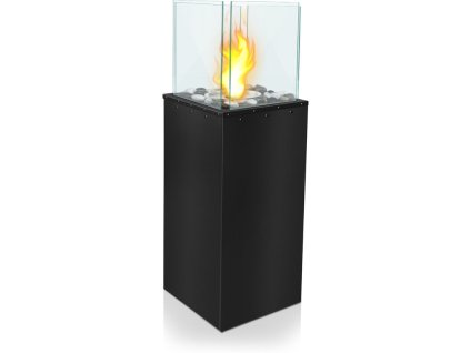 AUFUN bioethanolový krb 80 cm, volně stojící s dekoračními kameny