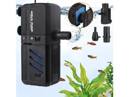 aSubmersible Aquarium Filter 6W Internal Fish Tank Filter with 132 GPH Water Pump for 1 10 Gallon Fish Tank Black a0a3c603 71aa 4c5a b0d4 b7f9e113c2fb.463e3afc4d24b4b30dbe3eac19070946