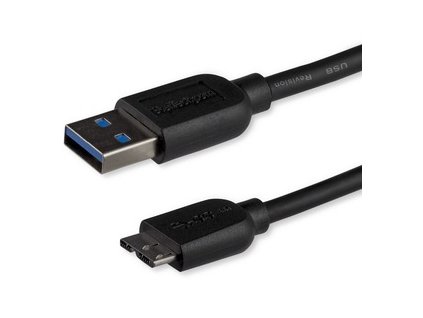 Datový kabel USB-A na Micro USB-B pro 2,5" disky apod., 5 Gbps, 0,25 m