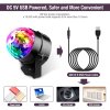 disco lights omeril sound activated disco ball lights with 4m13ft usb power cable 3w rgb party lights with remote control for kids birthday 73369698