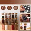 Sada 24 korenek 120 ml sklenice na koreni s drevenym vickem stitky Kod vyrobce Spice jar 24 pcs