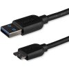 Datový kabel USB-A na Micro USB-B pro 2,5" disky apod., 5 Gbps, 0,25 m