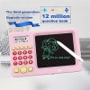 Smart Educational Tool for Kids, Calculator, Display + Pencil, Pink