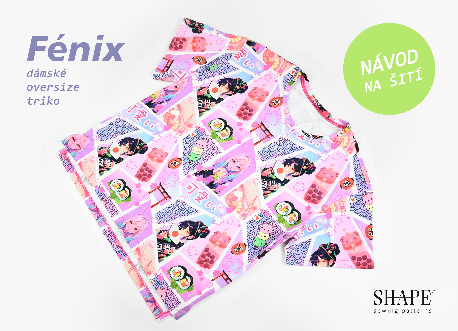 Návod na šití triko FÉNIX