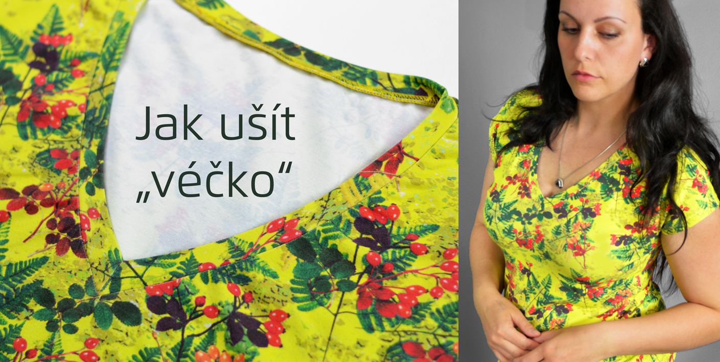 Návod na šití BREAK TOP - výstřih do "V"