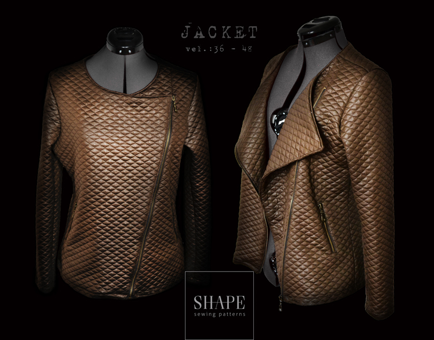 Návod na šití mikinobundička JACKET