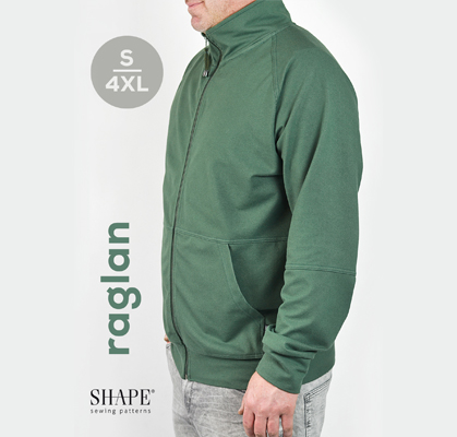 Návod na šití mikina RAGLAN