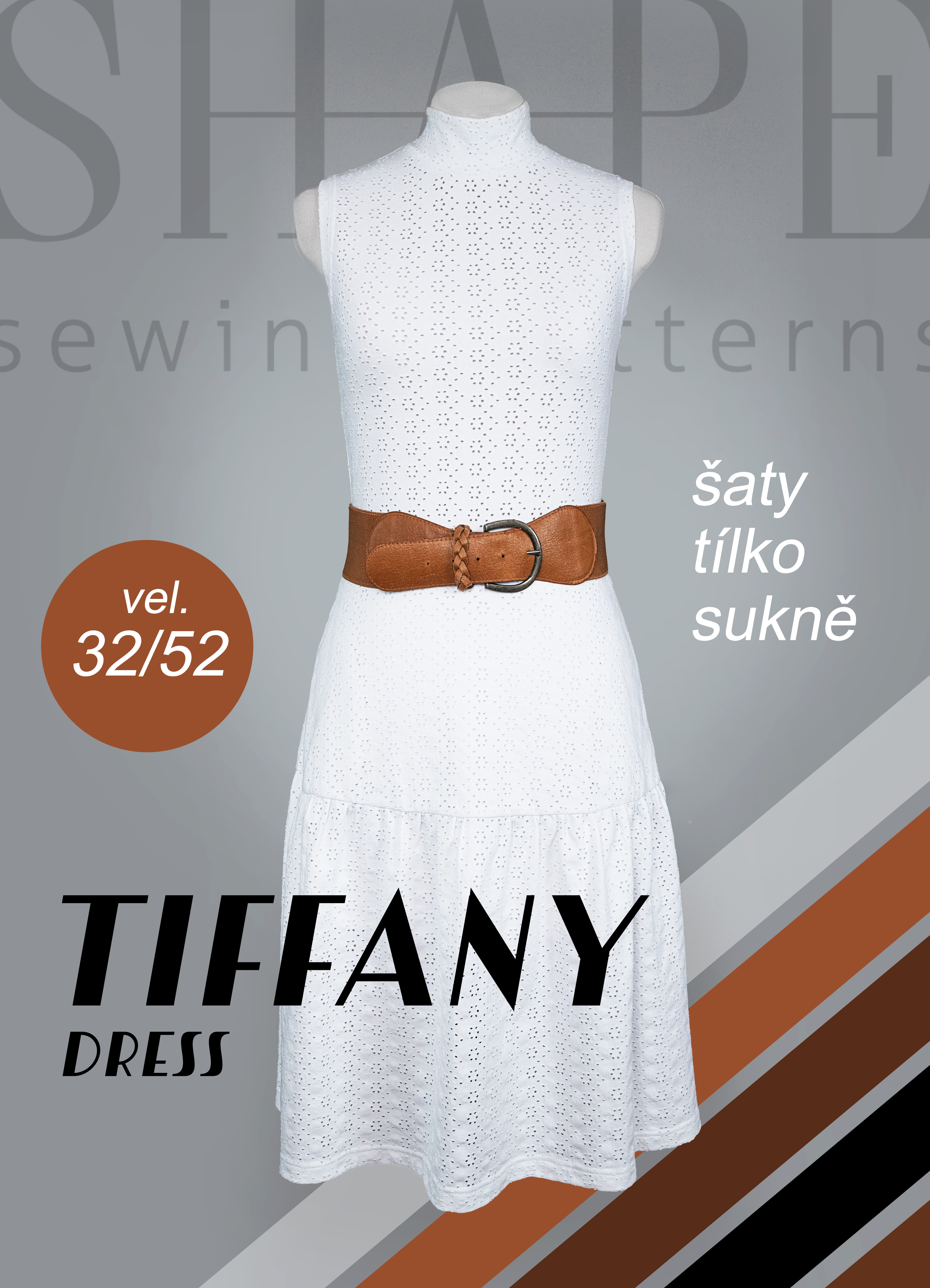 Návod na šití šatů/tílka TIFFANY DRESS