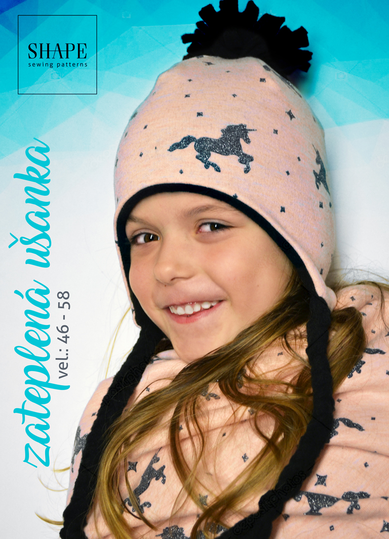 Návod na zateplenou ušanku vel.: 46 - 58 (střih zdarma)