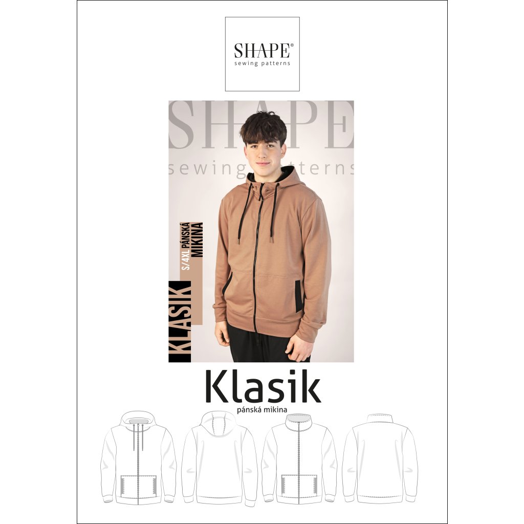 SHAPE_panska_mikina_strih_zip_kapuce_stojacek