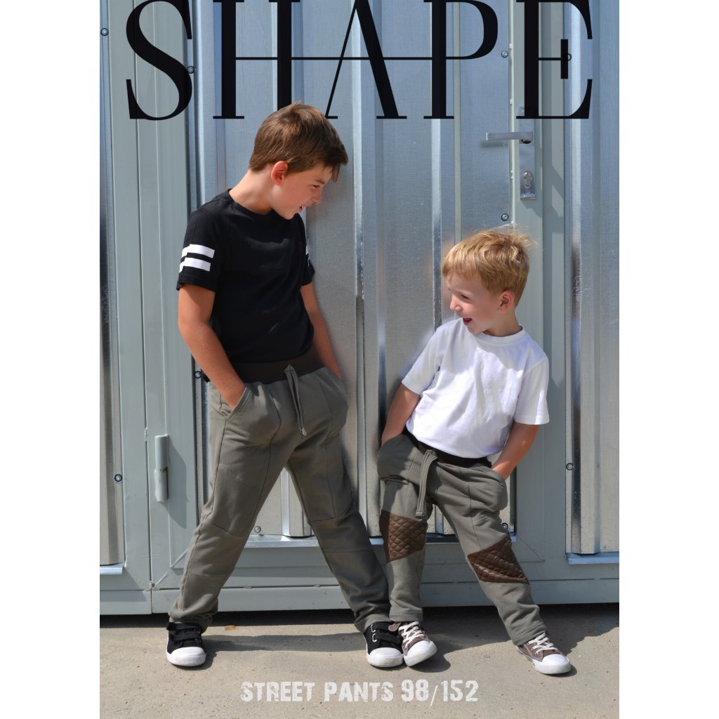 STŘIH - chlapecké tepláky street pants vel.: 98 - 152 - SHAPE-patterns.cz