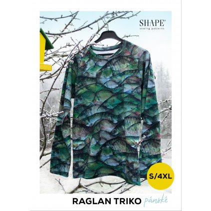 SHAPE raglan triko panske strih 02