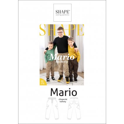 SHAPE Mario chlapecke kalhoty strih