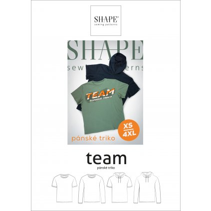 SHAPE team pánské triko strih