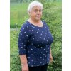 PAPÍROVÝ STŘIH - dámské raglan triko/šaty vel. 34 - 50