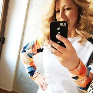 Nová mikča se vzorem Element už dělá parádu 🤩 #cafedezert #shapesewingpatterns