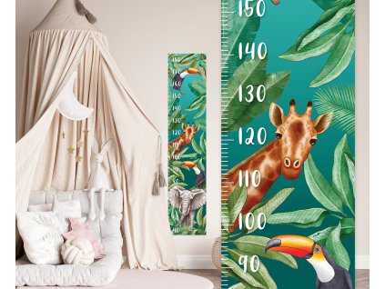Nálepka na stenu s rastovým diagramom. Jednoduché odlepenie a nalepenie (4)
