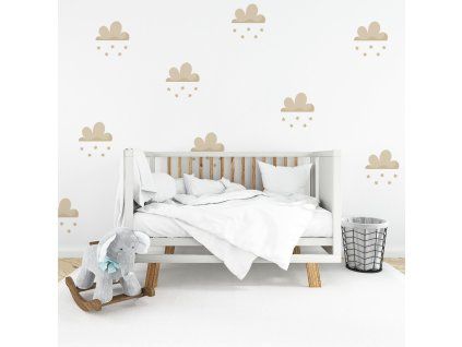 6589 boho nalepky na stenu abstraktne mraky